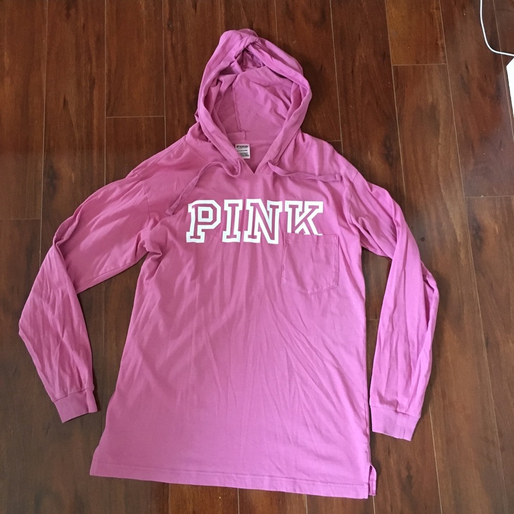 Victoria’s Secret PINK Baby Pink Hoodie Size Small with the Pocket